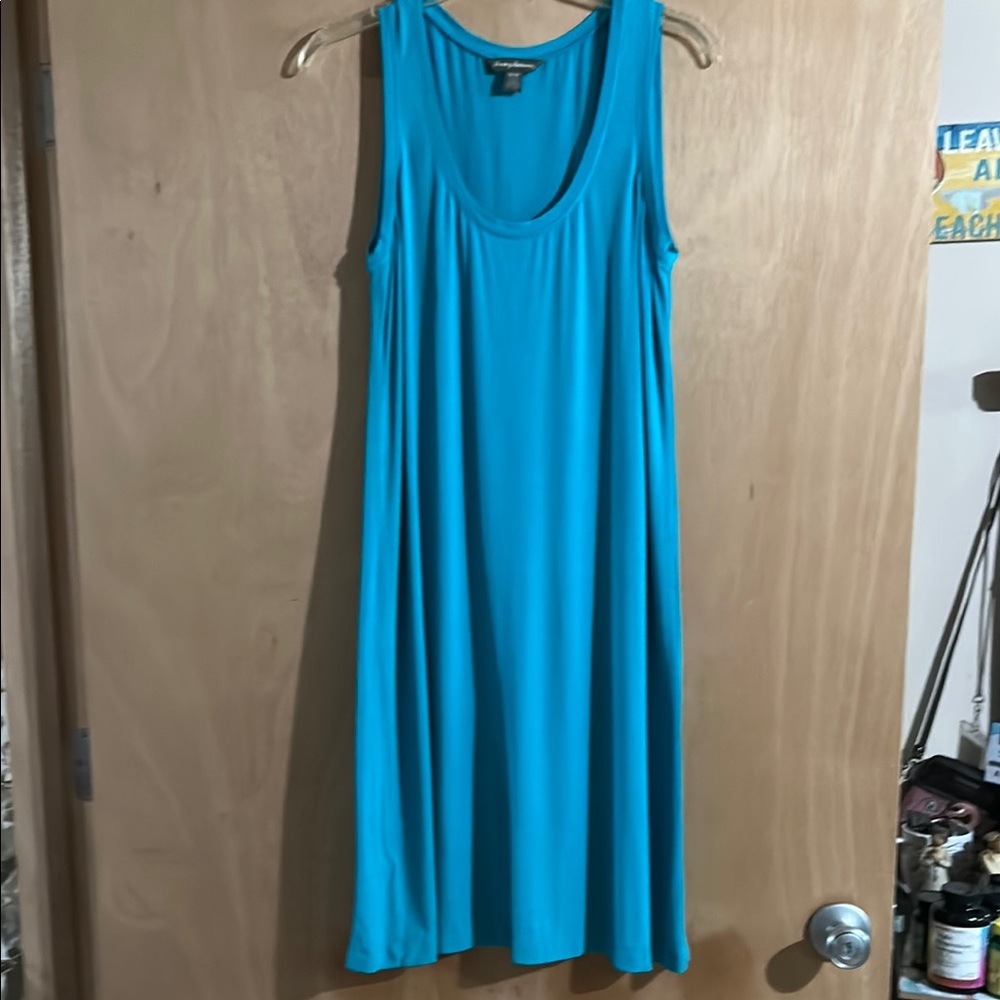 Tommy Bahama Blue Sleeveless Midi Sundress